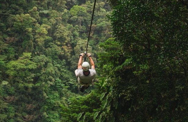 Ziplining and Waterfall Rappelling Combo in Costa Rica