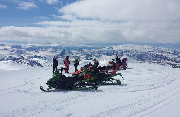 Highland Snowmobiling Tour in Southern Iceland
