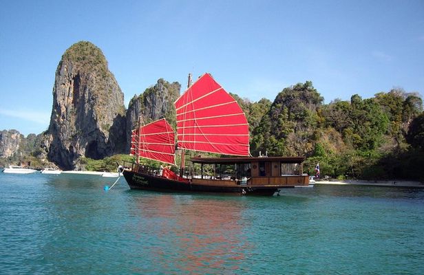 Krabi 4 Island Sunset Snorkeling Cruise + Bioluminescent Swim