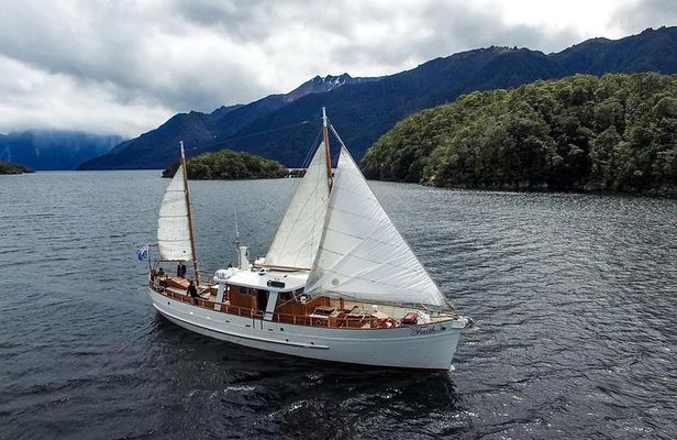 Scenic Cruise & Guided walk on Historic Motor Yacht Lake Te Anau