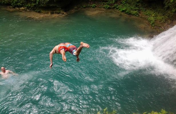 Falmouth Shore Excursion Blue Hole and Dunn's River Falls Combo