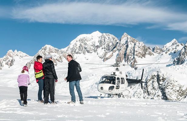 Mt Cook and Fox Glacier with snow landing (allow 30 mins - departs Fox Glacier)