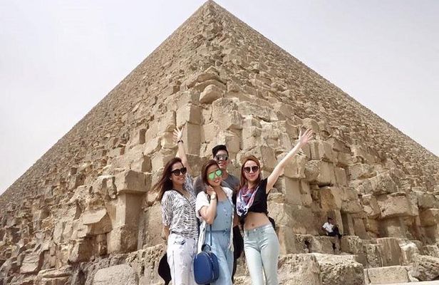 Giza Pyramids Day Trip include enter inside the Great Pyramid & the Sphinx