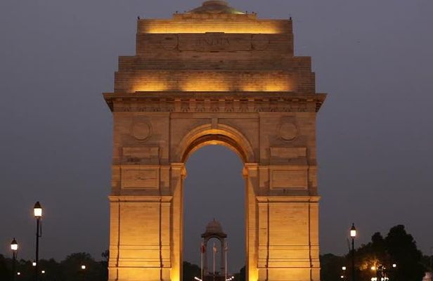 The Change of Guard Ceremony at the Presidential Palace in New Delhi