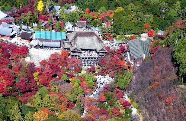 Kyoto Helicopter Tour【20 min】 : Major Shrines and Temples