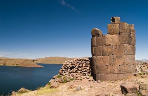 Half-Day Tombs "Chullpas" of Sillustani from Puno