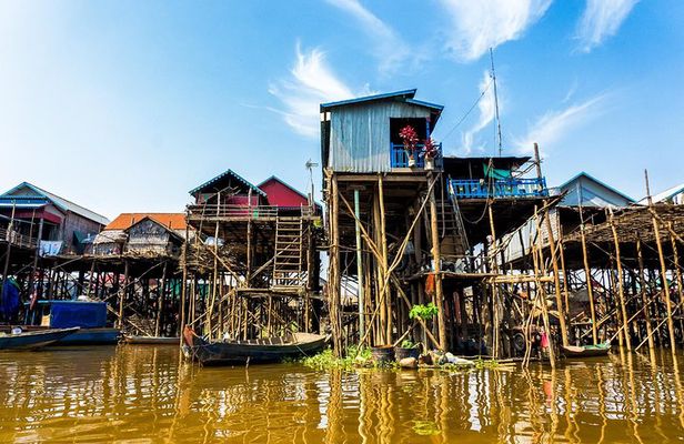Tonle Sap Lake and Kampong Phluk Village Private Half Day Tour