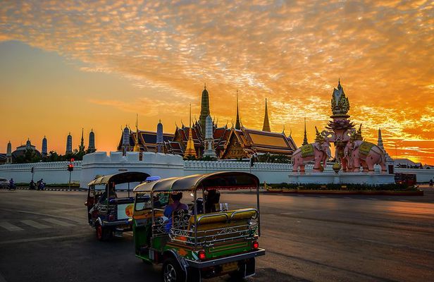 Private Bangkok Tuk Tuk Sunset Long-tail Night Lights