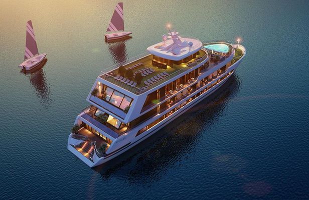 Stellar Of The Seas visit Bai Tu Long Bay Lan Ha Bay depart from Hanoi