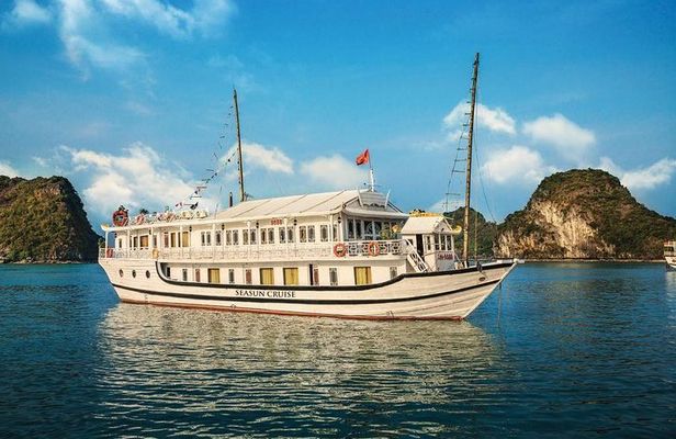 Halong Seasun Cruise 2 days 1 night visiting and enjoying halong bay tour