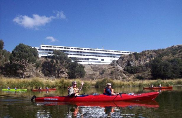 Kayaking to Uros Floating Islands Lake Titicaca