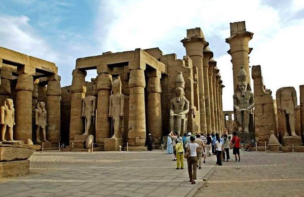 Grand Luxor and Karnak Temples by private Touring van to enjoying the sunset in Temples