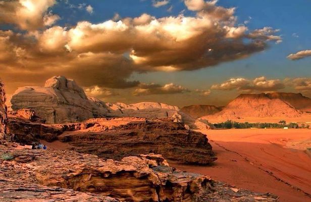 From Petra to Wadi Rum, then back to Amman or the airport.