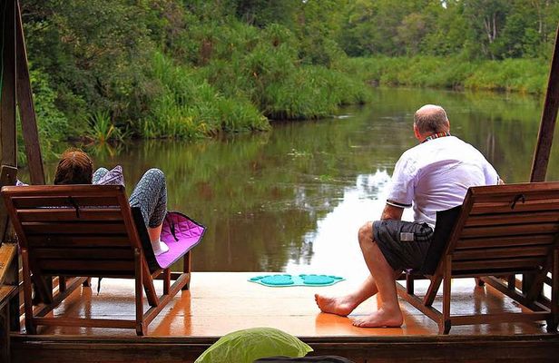 2Ns Experience Kelotok River Cruise in Orangutan's Homeland