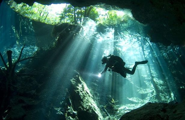 Cenotes 2-Day Scuba Diving Package in the Riviera Maya