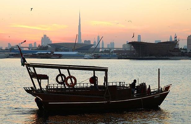 Sun Set Abra (wooden boat) Ride with Emirati High Tea