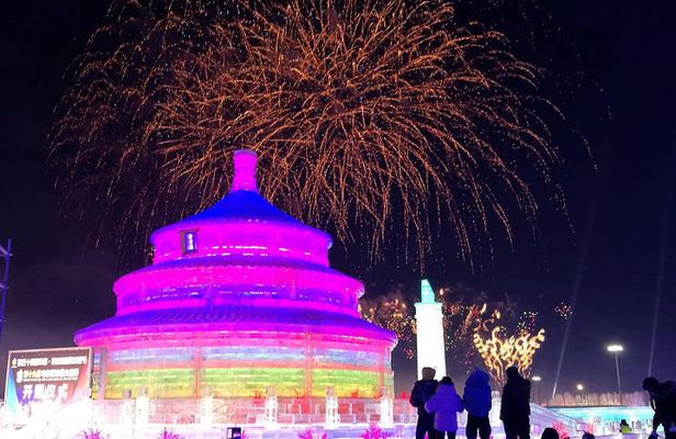 Private Night Tour to Harbin Ice Festival