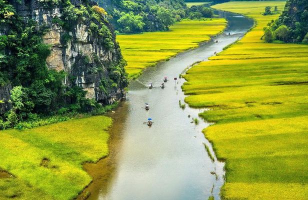 Hoa Lu- Tam Coc -Ninh Binh 1 day by Limousine bus small group