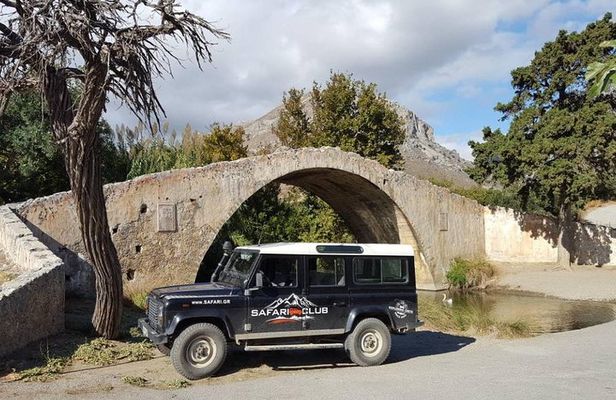 Full-Day Land Rover Safari from Rethymno with Lunch Swimming