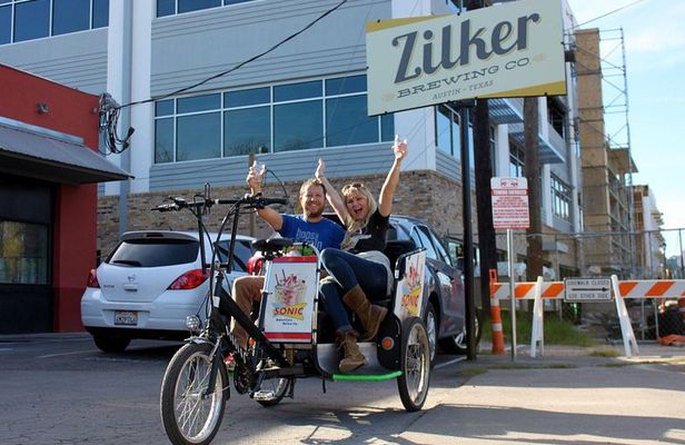 Private Austin Brewery Tour by Pedicab with All-Inclusive Beer Flight Option