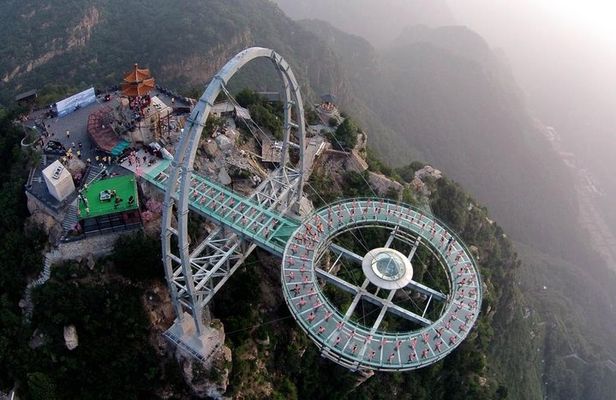 Shilinxia Glass Platform & 798 Art District/Ming City Wall Tour