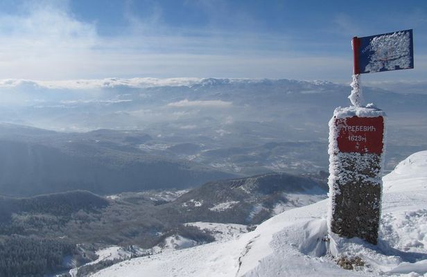 Snowshoeing on Trebevic Mountain from Sarajevo