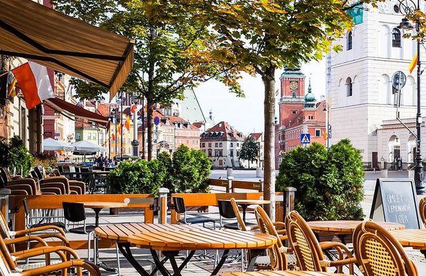 Warsaw Afternoon, panoramic view, guided, public city tour with pick up&drop off
