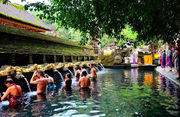 Half-Day Ubud Electric Cycling Tour to Tirta Empul Water Temple