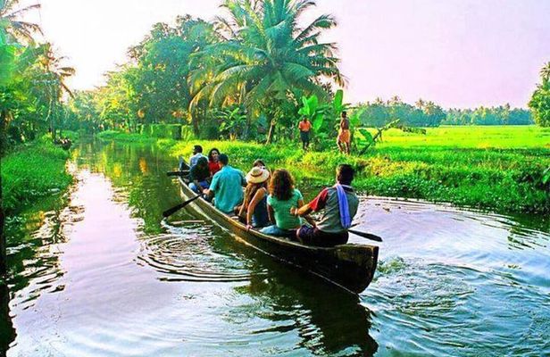 Alappuzha Backwaters in Private Houseboat with Lunch, Pick & Drop