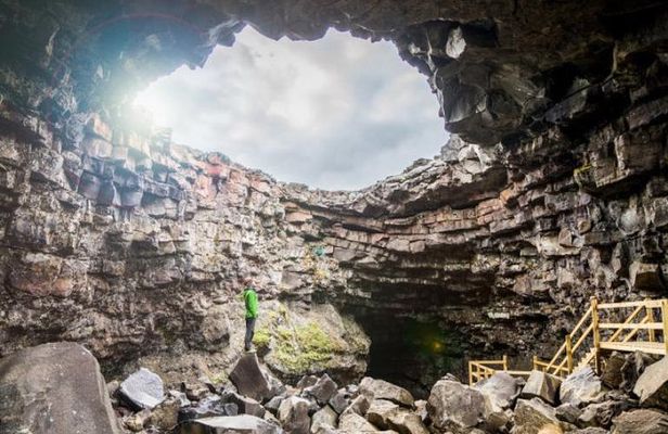 Icelandic Sagas and Volcanic Cave Private Tour