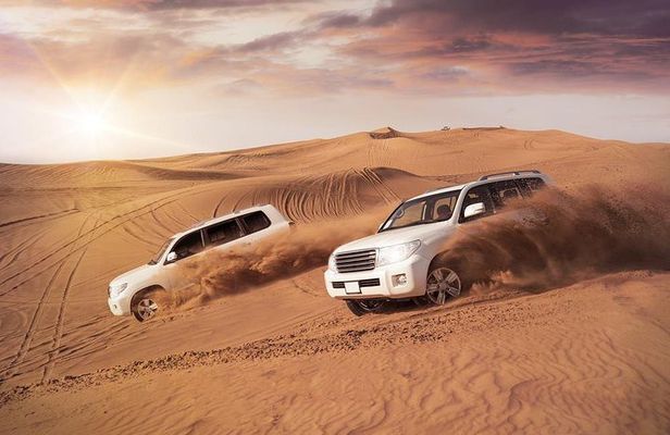 Private Morning Desert Dune Bashing, Sandboardin, Camel Riding