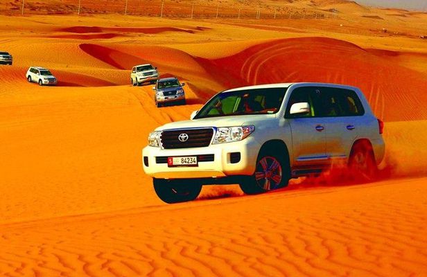 Morning Desert Safari Abu Dhabi with Camel Ride