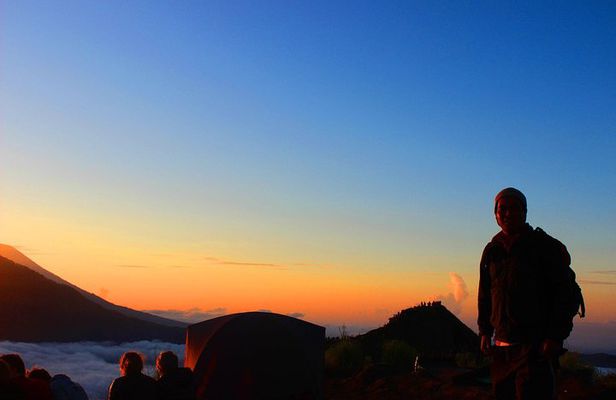 Volcano Sunset Sunrise Camping on the Top of Mount Batur - Bali Camping Tour