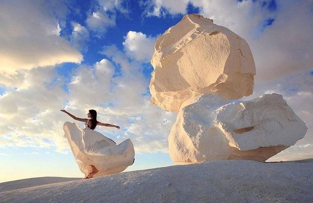 One Night Camping In White & Black Deserts Baharaya Oasis From Cairo