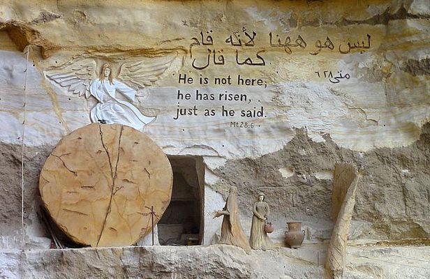 half-day Saint Simon monastery ,Cave church Garbage city