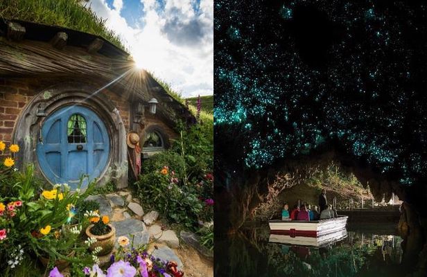 Hobbiton & Waitomo Caves Guided Day Trip from Auckland incl lunch