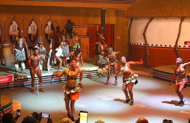 Lesedi Cultural Village and Lion Park Day Tour from Johannesburg