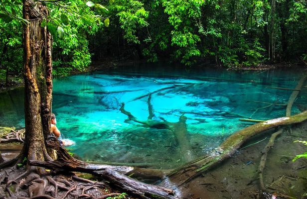 Full Day Emerald Pool and Wareerak Hot Spring Spa