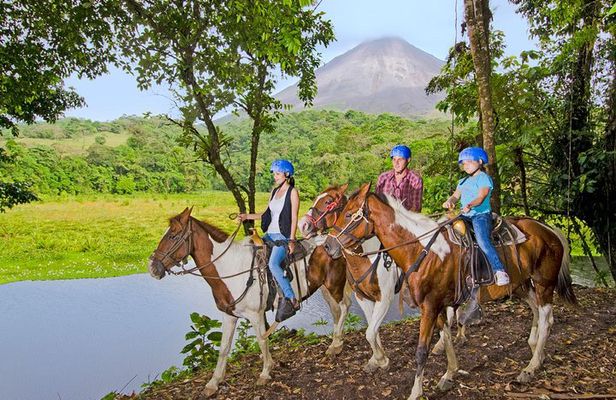 Arenal Volcano Horseback Riding Hot springs included