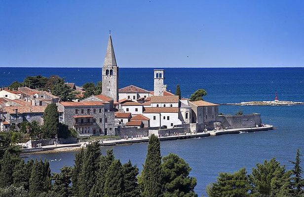 Day trip to Poreč and Pula with lunch from Rovinj