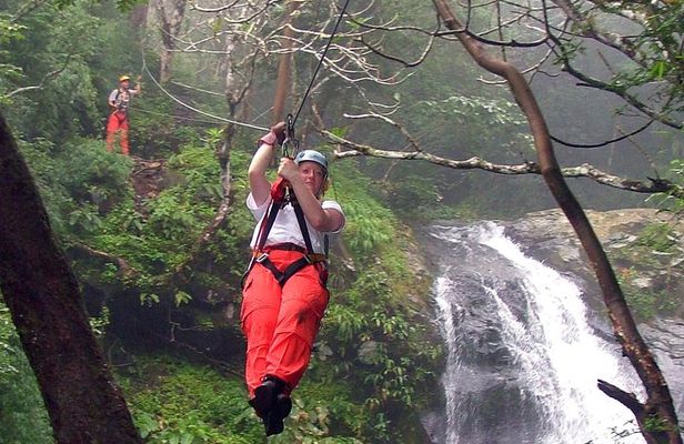 Mega Zipline over 11 Waterfalls from San Jose
