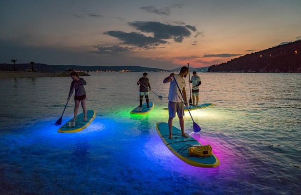 Glowing Stand-Up Paddle Experience in Split