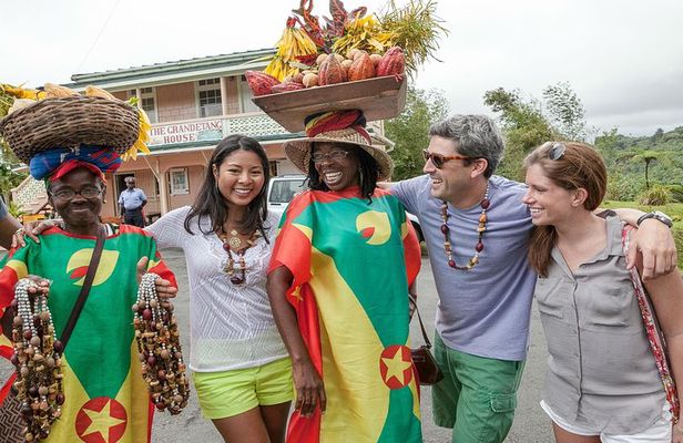Best Of Grenada Historical Spice Tour and Annandale Waterfall