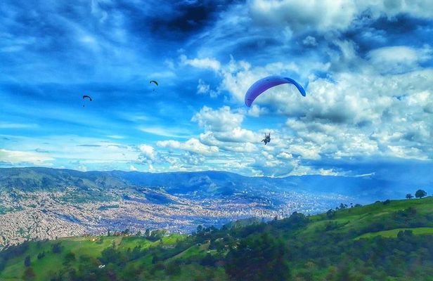 Paragliding in Medellin Includes GoPro and Pick up & Drop off