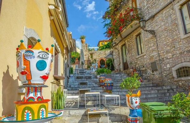 Taormina, Savoca & Castelmola one day tour small group with lunch