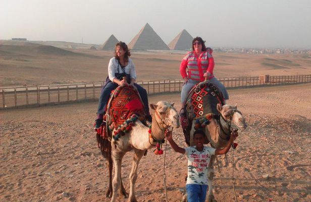 Sunset Camel Ride around the Giza Pyramids Desert
