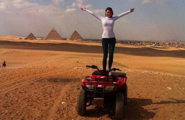 Desert Safari by Quad Bike Around Pyramids