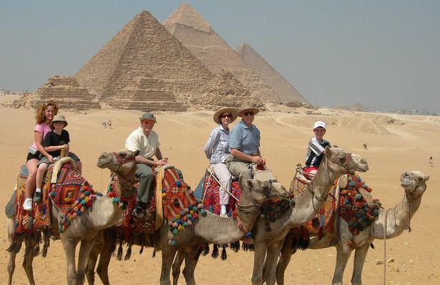 Giza pyramids,Sakkara pyramids &Memphis Include Lunch &Camel ride