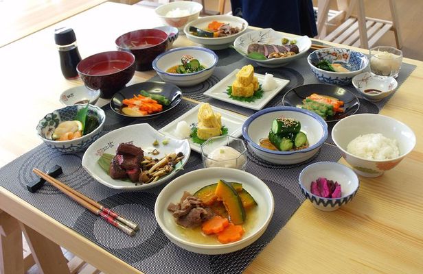 Small-Group Wagyu Beef and 7 Japanese Dishes Tokyo Cooking Class
