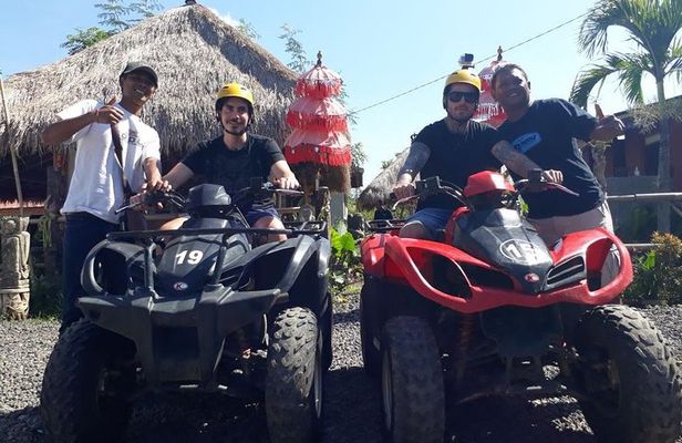 Best of Ubud Adventure: Ayung Rafting - ATV - Quad Bike with Private Transport